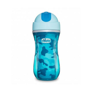 Chicco Thermal Insulated Sport Glass with Straw 14 Months+ Blue Men's 266ml