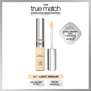 L’Oréal Paris True Match Radiant Serum Concealer 4N | Hydrating Formula