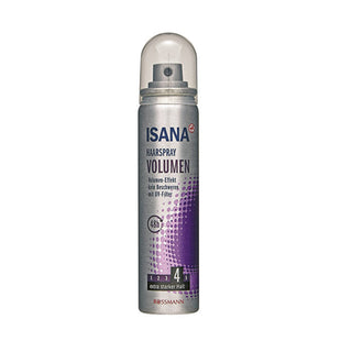Isana Hair Spray Extra Strong Hold - 48 Hour Volume | 75ml Travel Size