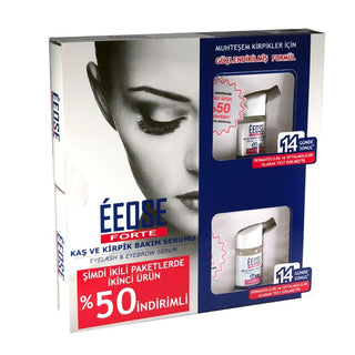 eeose eyebrow lash care serum package, eeose serum application EEOSE Eyebrow & Lash Care Serum - 2-Pack | 10 ml Each EEOSE Eyebrow & Lash Care Serum | 2-Pack eeose, eyelash-care, eyebrow-care, beauty-products, hair-care, serum, dermocosmetics, lash-growth, brow-enhancement, ai-generated
