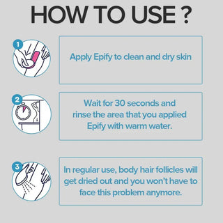 Epify Hair Removal Cream 250 ml (Pack of 3)