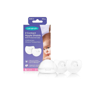 Lansinoh Nipple Shields 2x24mm Standard Size