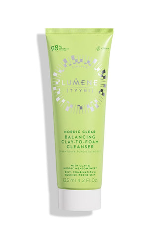 Lumene sebum balancing clay content foam cleaner 125 ml