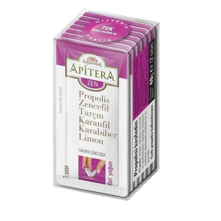 balparmak apitera zen honey shot 7g, natural honey mix ingredients, balparmak individual honey shots Balparmak Apitera ZEN - Natural Honey Shot | 7g x 7 Packs Balparmak Apitera ZEN - Natural Honey Shot | 7g x 7 Packs balparmak, honey-shots, natural-remedies, health-boost, wellness, single-use, propolis, ginger, ai-generated, organic