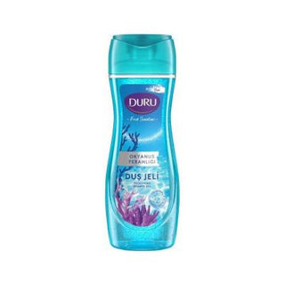 duru ocean fresh body wash 450ml bottle, duru body wash lathering in a shower Duru Ocean Fresh Body Wash - 450ml Duru Ocean Fresh Body Wash - 450ml body-wash, duru, ocean-fresh, cleansing, shower-gel, skin-care, moisturizing, bath, daily-use, ai-generated