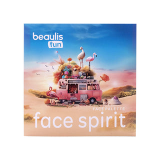 beaulys fun face spirit palette luminous play front view, beaulys fun face spirit palette luminous play colors, beaulys fun face spirit palette luminous play swatches Beaulis Fun Face Spirit Palette 903 - Luminous Play | Enhances All Skin Tones Beaulis Fun Face Spirit Palette - Luminous Play beaulys, face-pallete, luminous-play, blush, highlighter, bronzer, makeup, beauty, cosmetics, ai-generated