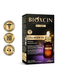 bioxcin collagen retinol serum 30 ml, anti-aging skincare serum by bioxcin Bioxcin Collagen Retinol Serum - Anti-Aging | 30 ml Bioxcin Collagen Retinol Serum - Anti-Aging | 30 ml bioxcin, collagen-serum, retinol-serum, anti-aging, skincare, wrinkle-reduction, skin-firming, hydrating, adults, ai-generated