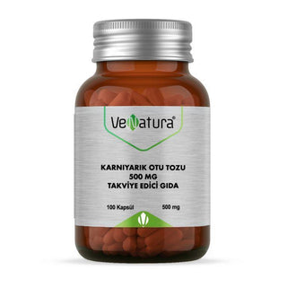 venatura karnıyarık otu tozu 500mg capsules, karnıyarık otu tozu supplement bottle, venatura dietary supplement ingredients Venatura Karnıyarık Otu Tozu - 500mg | 100 Capsules Venatura Karnıyarık Otu Tozu - 500mg | 100 Capsules venatura, karnıyarık-otu, dietary-supplement, plantago-ovata, 500mg-capsules, adult-health, natural-supplement, wellness, health-benefits, ai-generated