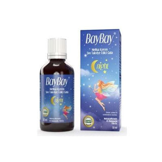 baybay night melisa extract bottle, baybay night melisa extract herbal drops 50ml BayBay Night Melisa Extract - Herbal Drops | 50ml BayBay Night Melisa Extract - 50ml Natural Supplement baybay, night-melisa-extract, herbal-supplement, children-health, adults-health, natural-remedies, melissa-extract, chamomile-extract, linden-extract, ai-generated