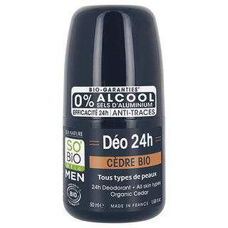 so bio cedar deodorant roll on for men, natural cedar deodorant 50ml by so bio SO’BİO Cedar Men's Deodorant Roll-On - 24 Hour Odor Protection | 50ml SO’BİO Cedar Men's Deodorant Roll-On 50ml sobiodeodorant, cedar-scented, organic-deodorant, mens-grooming, body-care, alcohol-free, long-lasting, roll-on-deodorant, natural-ingredients, ai-generated