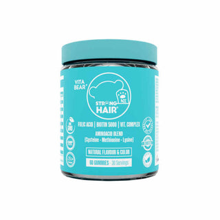 Vita Bear Strong Hair Gummy Containing Biotin 60 Pieces