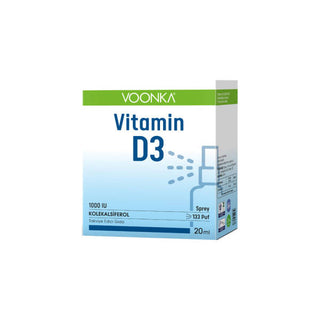 Voonka Vitamin D3 1000IU 20ml