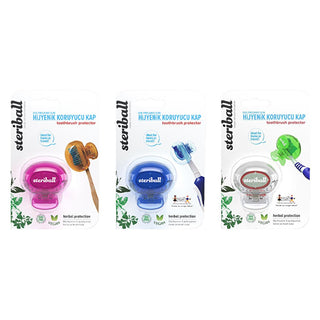 steriball toothbrush protector assorted colors, natural essential oils toothbrush protector, travel-friendly toothbrush protector, vegan toothbrush storage solution Steriball Toothbrush Protector - Keeps Your Brush Clean for 3 Months | Perfect for Health-Conscious Users, Travelers, Vegans Steriball Toothbrush Protector - Assorted Colors steriball, toothbrush-protector, assorted-colors, travel-accessories, vegan-products, health-conscious, hygienic-storage, natural-ingredients, toothbrush-care, ai-generated