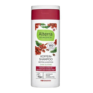 Alterra Caffeine & Biotin Shampoo for Damaged or Thinning Hair - 6.76 fl oz, Natural & Organic Hair Care Alterra Caffeine & Biotin Shampoo - Natural Hair Care Caffeine shampoo, Biotin shampoo for hair loss, Natural hair care products, Organic shampoo, Paraben-free hair care, Damaged hair care, Thinning hair solution, Hair nourishment, Hair strengthening, Gentle hair care, Dermatologically approved, Natural cosmetics, Organic hair care, Sulfate-free shampoo, Chemical-free hair products