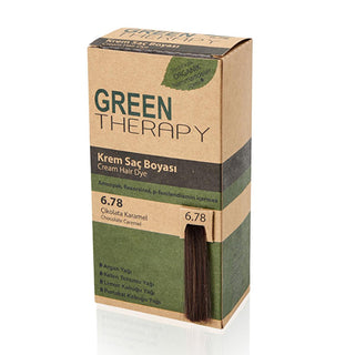 green therapy cream hair dye chocolate caramel, before and after green therapy hair dye, green therapy hair dye application, ingredients of green therapy hair dye Green Therapy Cream Hair Dye - Chocolate Caramel for Damaged Hair | 6.78 fl. oz. Green Therapy Cream Hair Dye - Chocolate Caramel green-therapy, cream-hair-dye, chocolate-caramel, natural-hair-care, damaged-hair-treatment, hair-coloring, argon-oil, citrus-oils, hair-nourishment, ai-generated