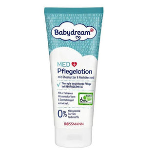 Babydream Natural Baby Care Lotion with Shea Butter & Evening Primrose Oil - Hypoallergenic, Vegan, Dermatologically Tested - 6.76 fl oz Babydream Baby Lotion - Natural & Hypoallergenic baby care lotion, natural baby products, hypoallergenic baby lotion, shea butter baby care, vegan baby products, dermatologically tested baby lotion, baby skin care, gentle baby products, nourishing baby lotion, sensitive skin baby care