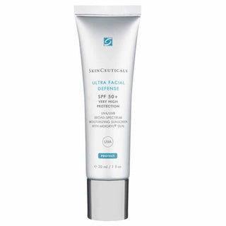 Skinceuticals Ultra Facial SPF 50+ Defence: Advanced UVA/UVB Protection & Anti-Aging Facial Sunscreen for All Skin Types (30ml) Skinceuticals SPF 50+ Sunscreen: UVA/UVB Protection, Anti-Aging SPF50+ sunscreen, UVA UVB protection, facial sunscreen, anti-aging sunscreen, sunscreen for all skin types, broad spectrum sunscreen, sun protection, Skinceuticals sunscreen, moisturizing sunscreen, sunscreen 30ml, sun damage, premature aging, UV protection, oily skin, dry skin, combination skin, sensitive skin, hydrat