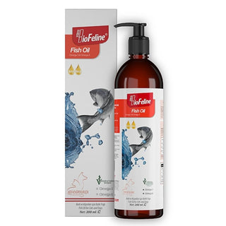 Biofeline Omega-3 Fish Oil for Cats and Dogs - 200ml Pet Dietary Supplement Biofeline Omega-3 Fish Oil for Cats and Dogs - 200ml pet dietary supplement, omega-3 for pets, omega-6 for pets, fish oil for cats and dogs, pet health supplement, cat supplements, dog supplements, skin health for pets, coat health for pets, overall pet wellness, dietary supplement for pets