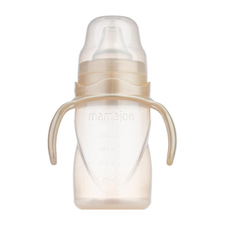 mamajoo training cup with handles and anti-colic feature, ergonomic design of mamajoo training cup for infants, mamajoo 270 ml cup details and features Mamajoo Kulplu Akıtmaz Eğitici Bardak - 270 ml Anti-Colic Cup for Infants | BPA Free Mamajoo 270ml Anti-Colic Training Cup | Infant Safe Design mamajoo, training-cup, infant-products, non-spill-cup, anti-colic, bpa-free, baby-cup, parenting, safe-for-children, ai-generated