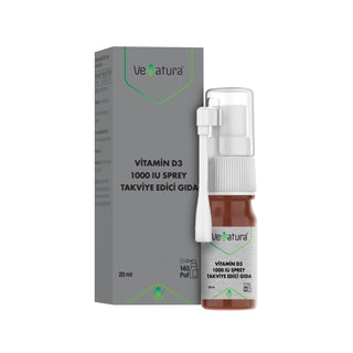VeNatura Vitamin D3 1000 IU Spray Dietary Supplement - Boosts Bone Health & Immune System, 20ml Bottle VeNatura Vitamin D3 1000 IU Spray for Bone Health Vitamin D3 spray, Dietary supplement Vitamin D, 1000 IU Vitamin D3, VeNatura Vitamin D3, Vitamin D deficiency support, bone health supplements, immune system support, easy-to-use supplements, health and wellness products, nutritional supplements, spray supplements, convenience health products