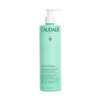 caudalie-vinosun-after-sun-lotion-400ml-bottle, caudalie-vinosun-after-sun-lotion-application, caudalie-vinosun-after-sun-lotion-ingredients Caudalie Vinosun After Sun Lotion - 400 ml Caudalie After Sun Lotion - 400 ml caudalie, after-sun-care, vegan-skincare, skin-nourishment, sensitive-skin, moisturizing-lotion, aloe-vera, sun-care, grape-water, ai-generated