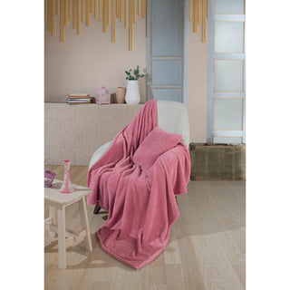 Wondel Polycotton Armchair Cover - Rose (Gülkurusu) 27.56 x 66.93 inches Wondel Rose Polycotton Armchair Cover - Soft & Durable armchair cover, polycotton armchair cover, rose colored armchair cover, furniture covers, home decor, living room furniture, protective covers, decorative covers, polycotton fabric, 27.56 x 66.93 inches