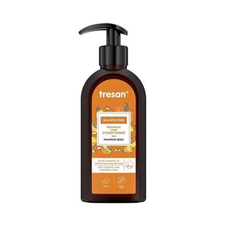 Tresan Pumpkin Seed Oil Hair Conditioner: Repair & Shine for Damaged Hair, Sulfate-Free, Vegan - 10.14 fl oz Tresan Hair Conditioner: Repair Damaged Hair, Vegan & Sulfate-Free hair conditioner, damaged hair repair, sulfate-free conditioner, paraben-free conditioner, vegan hair care, pumpkin seed oil hair, hair smoothing conditioner, hair shine treatment, natural hair conditioner, dry hair treatment, hair repair, hair shine, smoothing conditioner, natural hair care, dry hair, vegan conditioner, sulfate free,
