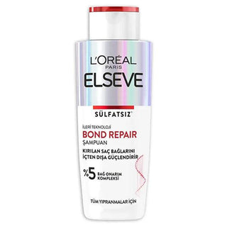 Elseve Bond Repair Shampoo - 200ml, Repairs & Strengthens Damaged Hair Elseve Bond Repair Shampoo - Repairs Damaged Hair Bond Repair Shampoo, Elseve Bond Repair, Repairing Shampoo for Damaged Hair, Hair Strengthening Treatment, Sulfate-Free Shampoo, Hair Care, Damaged Hair Repair, Hair Strengthening, Hair Shine Enhancement, Reparative Hair Treatment