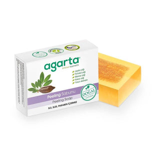 Agarta Exfoliating Soap with Natural Oils - SLS & SLES Free for Sensitive Skin Agarta Exfoliating Soap - Natural & SLS Free Exfoliating soap, Natural skincare soap, SLS and SLES free soap, Soap with natural oils, Exfoliating soap for sensitive skin, Natural skincare, Sensitive skin care, Chemical-free soap, Skincare routine, Natural oils soap, Gentle exfoliation, Skin renewal, Agarta