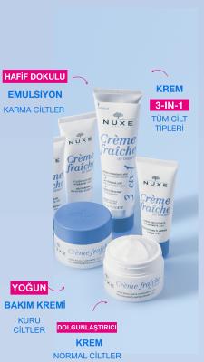 Nuxe Creme Fraiche De Beaute: Hydrating Face Cream for Dry Sensitive Skin - 48 Hour Moisture, Natural Radiance & Organic Argan Oil Nuxe Creme Fraiche: Hydrating Cream for Dry, Sensitive Skin moisturizing cream, dry skin cream, sensitive skin cream, hydrating face cream, Nuxe Creme Fraiche, organic argan oil cream, radiance boosting cream, 48 hour hydration moisturizer, face cream, moisturizer, dry skin, sensitive skin, hydration, radiance, argan oil, citrus cells, skincare, beauty, facial care, daily skinca