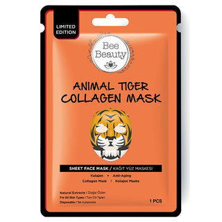 Bee Beauty Tiger Collagen Face Mask - Hydrating Anti-Aging Skincare for All Skin Types Bee Beauty Tiger Collagen Face Mask - Hydrating Anti-Aging Skincare Face mask, Collagen face mask, Hydrating face mask, Anti-aging skincare, Natural skincare products, Skincare for all skin types, Intensive hydration, Anti-aging benefits, Collagen skincare, Natural essences, Disposable face mask, Skincare routine, Skincare products, Beauty products, Skincare essentials