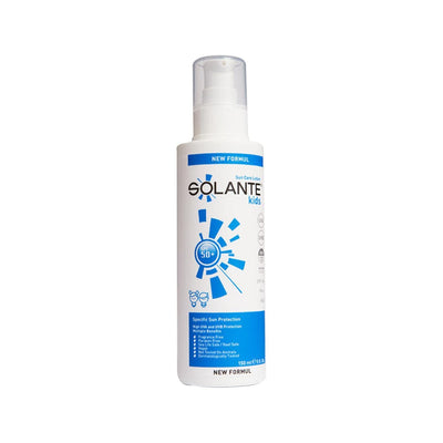 Solante Kids SPF50+ Sunscreen Lotion: Superior Sun Protection for Sensitive Skin - Gentle Formula, High SPF, 150ml/5.07 