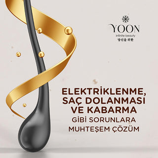 Yoon Vegan Hair Care Spray with Keratin & Collagen - Anti-Static, Easy Combing - 8.45 fl oz Yoon Vegan Hair Spray - Keratin & Collagen for Smooth Hair Vegan hair care spray, Keratin hair spray, Collagen hair care, Anti-static hair spray, Easy combing hair spray, Hair care products, Vegan hair products, Cruelty-free hair care, K-beauty hair care, Hair nourishment, Tangle-free hair, Frizz control, Healthy hair growth, Sustainable hair care