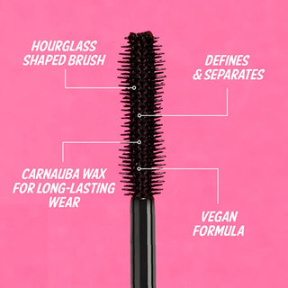 theBalm Big Fan Defining Mascara: Xtra-Lush Brush for Volumizing & Long-Lasting Eyelash Enhancement – Achieve Dramatic, Thick Lashes All Day! theBalm Big Fan Mascara: Defining, Volumizing, Long-Lasting! Defining mascara, Thickening mascara, Long-lasting mascara, theBalm mascara, Big Fan mascara, Volumizing mascara, Eyelash enhancing mascara, Makeup for eyelashes, Mascara, Eyelash makeup, Volumizing, Defining, Long-lasting, Makeup enthusiasts, Dramatic eyelash enhancement, Carnauba Wax, Lush Brush, Xtra-Xtra