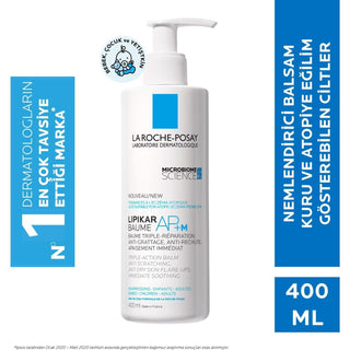 La Roche Posay Lipikar Baume AP +M Moisturizing Body Balm - Fragrance-Free Sk...