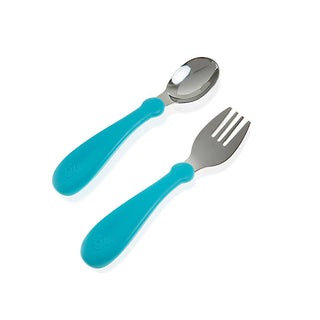 babyjem stainless steel fork and spoon set turquoise, child-friendly ergonomic design with non-slip handles, BPA-free and phthalate-free fork and spoon set Babyjem Stainless Steel Fork & Spoon Set - Turquoise | Specially Designed for Young Children Babyjem Stainless Steel Fork & Spoon Set - Turquoise babyjem, stainless-steel-cutlery, fork-and-spoon-set, toddler-utensils, child-self-feeding, kids-kitchenware, non-slip-handles, safe-baby-products, ergonomic-design, ai-generated