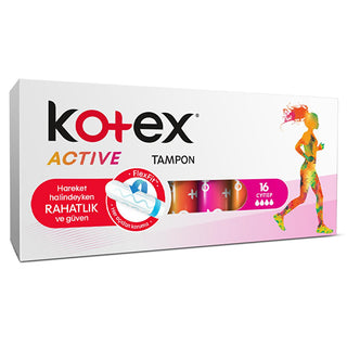 Kotex Active Super Tampons: Ultimate Leak Protection, Comfort & Hygiene - Easy Insert Tampons for Active Women Kotex Active Tampons: Super Absorbency & Leak Protection tampons, super absorbency tampons, menstrual protection, hygienic tampons, leak protection tampons, tampons for active women, easy to insert tampons, feminine hygiene, period protection, menstruation, women's health, comfort, absorbency, active lifestyle, travel, convenience, discreet, blue protection zone, silky outer layer, easy-open, hygie