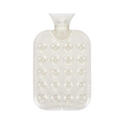 Fashy 1.2 Lt Honeycomb Design Hot Water Bottle - Transparent, Odorless, and Rubber-Free for Menstrual Relief and Warmth