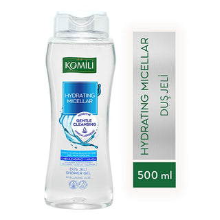 Komili Hydrating Micellar Shower Gel for Sensitive Skin - Gentle Cleansing & Moisturizing - 16.91 fl oz Komili Hydrating Micellar Shower Gel - Gentle & Moisturizing hydrating micellar shower gel, sensitive skin care, gentle cleansing products, dermatologically tested shower gel, hypoallergenic shower gel, micellar technology, moisturizing shower gel, skin hydration, gentle cleansing, sensitive skin solutions, skincare essentials