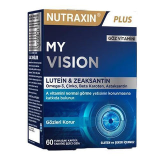 Nutraxin My Vision: Eye Health Supplement - Vitamins & Minerals for Vision Support - 60 Capsules Nutraxin My Vision: Eye Health Supplement | Vision Support eye health supplement, vision support capsules, Nutraxin My Vision, vitamins for eyes, minerals for eye health, dietary supplement for vision, eye care products, lutein and zeaxanthin supplement, vision enhancement, eye vitamin capsules, eye health, vision support, vitamins, minerals, dietary supplement, eye care, vision enhancement, lutein, zeaxanthin, 