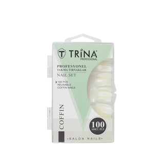 Trina Coffin False Nails 100 Pieces - Artificial Nail Tips for Salon Quality Look at Home Trina Coffin False Nails 100 Pieces - Salon Quality Nail Look False Nails,Coffin Nails,Artificial Nail Tips,Nail Beauty Products,DIY Nail Care,Nail Fashion,Nail Art,Beauty Products,Cosmetic Nail Solutions,Salon Quality Nail Look,At Home Nail Care,Nail Decoration,Temporary Nail Solutions,Nail Trends