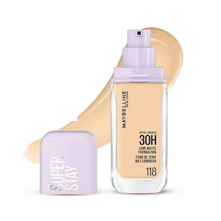 Maybelline Super Stay Lumi Matte Foundation - 30 Hour Long-Lasting, Matte Finish, Lightweight Formula Maybelline Super Stay Lumi Matte Foundation - Long-Lasting & Matte Maybelline Super Stay Lumi Matte Foundation, long-lasting foundation, matte finish makeup, lightweight foundation, multi-shade foundation, foundation makeup, cosmetic, beauty, makeup, long-lasting makeup, matte finish foundation, amino acid pigments