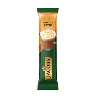 Jacobs Instant Vanilla Latte Mix - Gourmet Coffee at Home with Easy Preparation