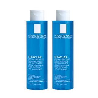 La Roche-Posay Effaclar Toner: Tighten Pores, Control Oil & Fight Acne - Salicylic Acid, Hypoallergenic, Paraben-Free Facial Toner (2 x 200ml) La Roche-Posay Effaclar Toner - Oil Control & Acne Treatment La Roche Posay Effaclar Tonik, facial toner for oily skin, acne toner, pore tightening toner, salicylic acid toner, hypoallergenic toner, paraben-free toner, toner for acne prone skin, oil control toner, mattifying toner, facial toner, oily skin, acne prone skin, pore minimizing, salicylic acid, glycerin, t
