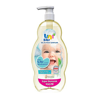 Uni Baby Hair and Body Shampoo 900ml - Gentle Formula | Hypoallergenic