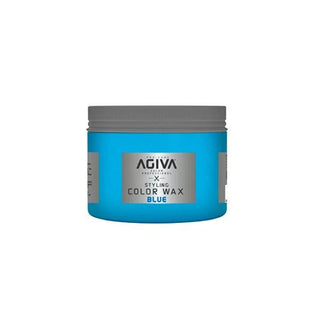 Agiva Blue Temporary Hair Color Wax 120ml - Styling & Coloring for Creative Hairstyles Agiva Blue Hair Wax - Temporary Color & Style Temporary hair color wax, Hair styling products, Colorful hair wax, Blue hair wax, Agiva hair products, Hair color for special occasions, Temporary hair dye, Styling wax, Creative hairstyles, Festival hair color, Party hair color, Non-committal hair color