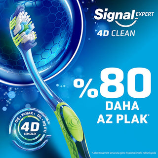 Signal 4D Clean Expert Electric Toothbrush - Advanced Oral Care with 4D Cleaning Technology Signal 4D Clean Expert Electric Toothbrush - Advanced Oral Care Electric Toothbrush, Advanced Oral Care, 4D Cleaning Technology, Signal 4D Clean Expert, Plaque Removal Toothbrush, Oral Hygiene, Dental Care, Healthy Gums, Toothbrush with Tongue Cleaner, Gentle on Gums