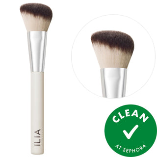 ILIA Sculpting Brush: Achieve Perfect Contour with Angled, Ultra-Soft Bronzer & Highlighter Brush – Cruelty-Free & Sustainable ILIA Sculpting Brush: Bronzer & Highlighter | Cruelty-Free sculpting brush, bronzer brush, highlighter brush, angled makeup brush, cruelty-free makeup brush, sustainable makeup brush, cream bronzer brush, cream highlighter brush, cosmetic brush, makeup applicator, makeup tool, contour brush, blending brush, soft makeup brush, gluten-free makeup, recyclable, sustainable beauty, makeu