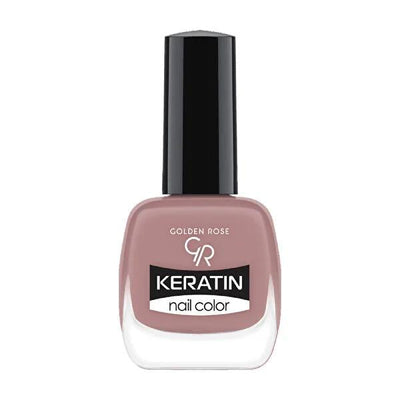 Golden Rose Keratin Nail Polish - Long-Lasting Color & Shine for Healthier Nails