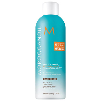 Moroccanoil Dry Shampoo Dark Tones - Oil Absorbing, Volumizing & Color Safe - Refreshes Dark Hair Instantly